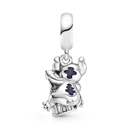 Disney Parks Stitch and Fantasyland Castle Dangle Charm