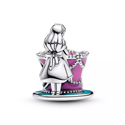 Disney Parks Alice and Cheshire Cat Charm