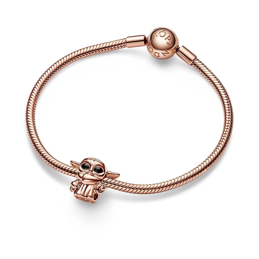 Disney Parks Star Wars Grogu Rose Gold Charm