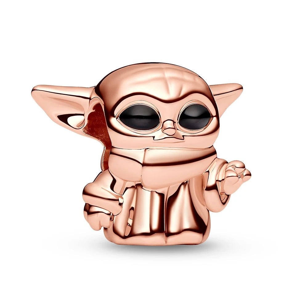 Disney Parks Star Wars Grogu Rose Gold Charm