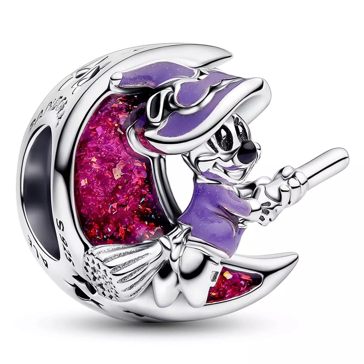Disney Minnie Mouse Glow-in-the-Dark Witch Halloween Charm