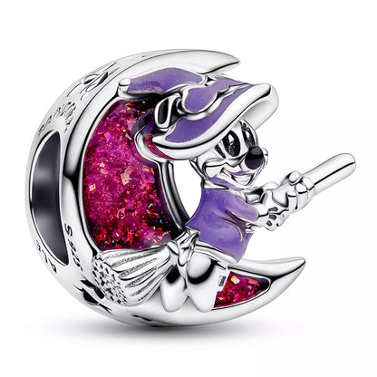 Disney Minnie Mouse Glow-in-the-Dark Witch Halloween Charm