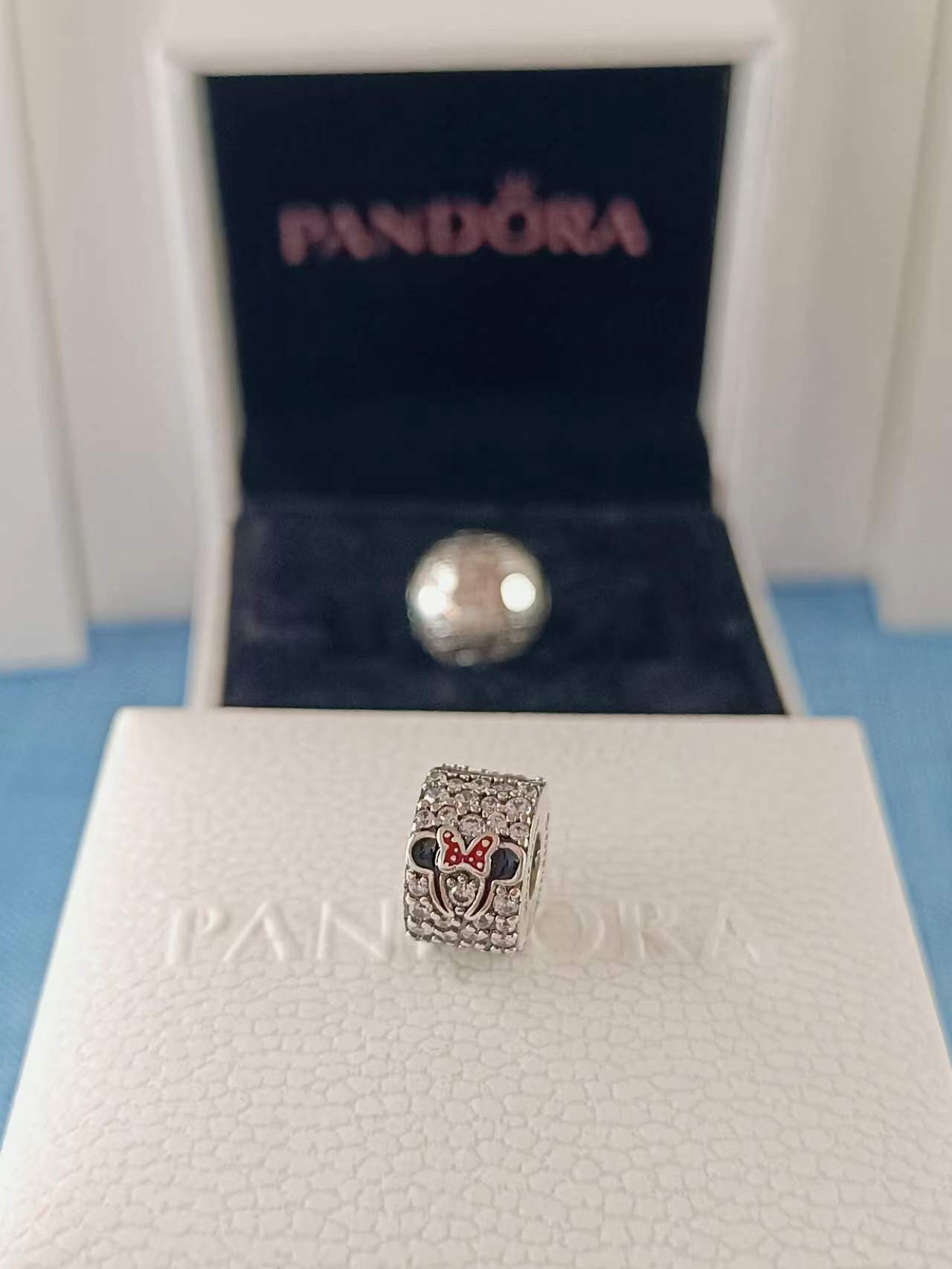 Mickey and Minnie Mouse Clip Charm