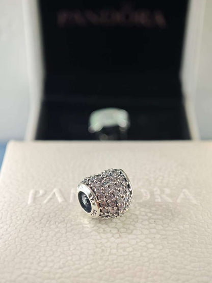 Pave Heart with Clear Zirconia