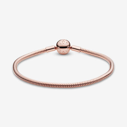 Moments Snake Chain Bracelet Rose gold plated