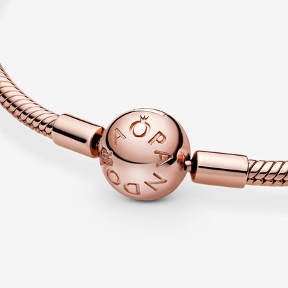 Moments Snake Chain Bracelet Rose gold plated