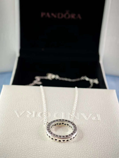 Circle of Sparkle Necklace 45CM