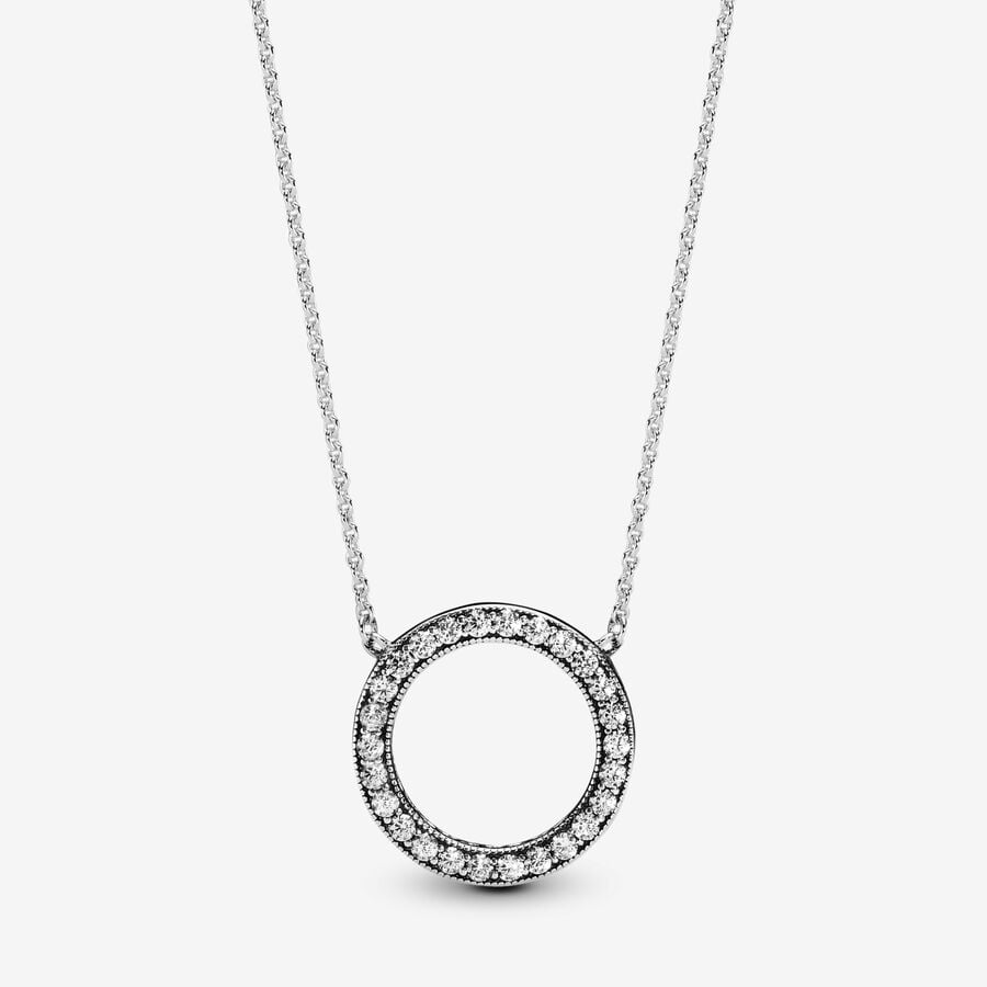 Circle of Sparkle Necklace 45CM