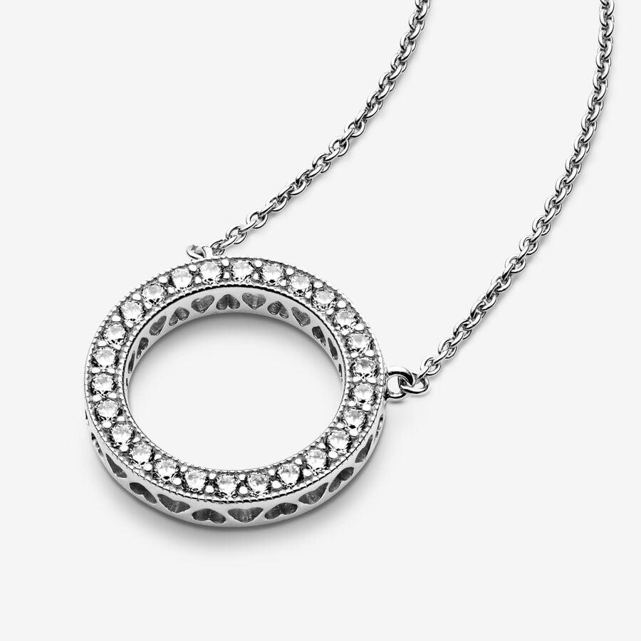 Circle of Sparkle Necklace 45CM