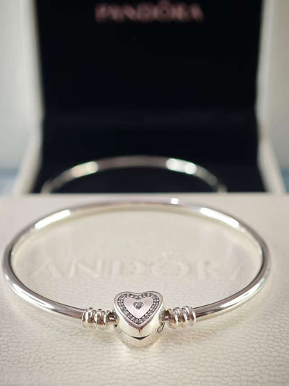 Wishful Heart Engraved Bangle