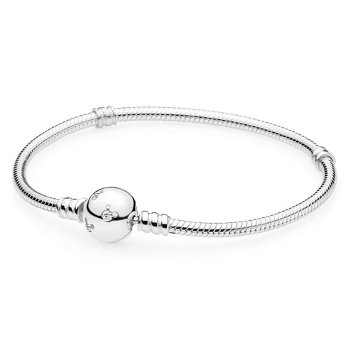 Sparkling Mickey Mouse Snake Chain Bracelet
