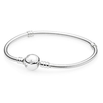 Sparkling Mickey Mouse Snake Chain Bracelet