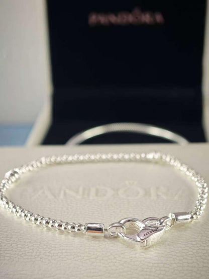 Moments Studded Chain Bracelet Sterling Silver