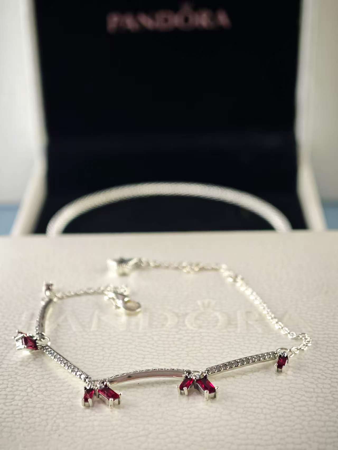 Firecracker Pavé Bars Bracelet