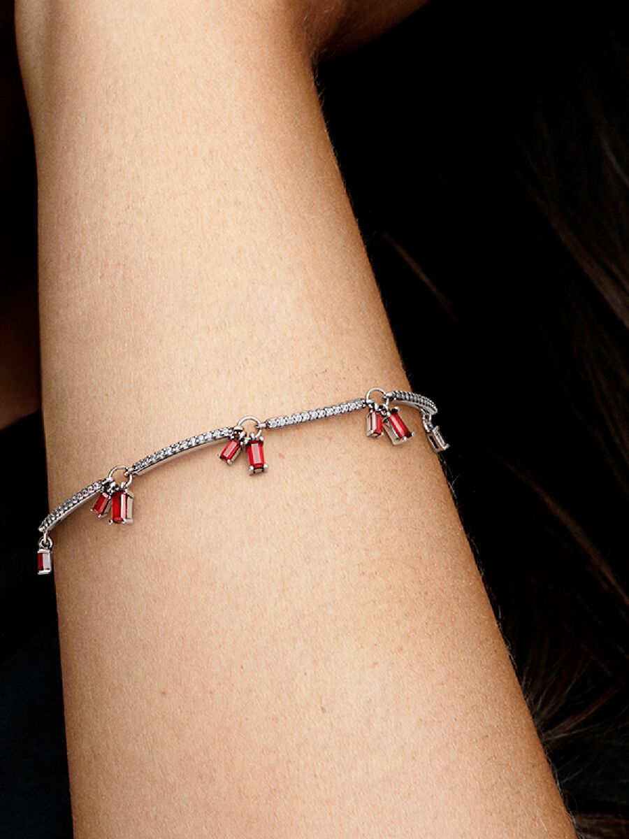 Firecracker Pavé Bars Bracelet