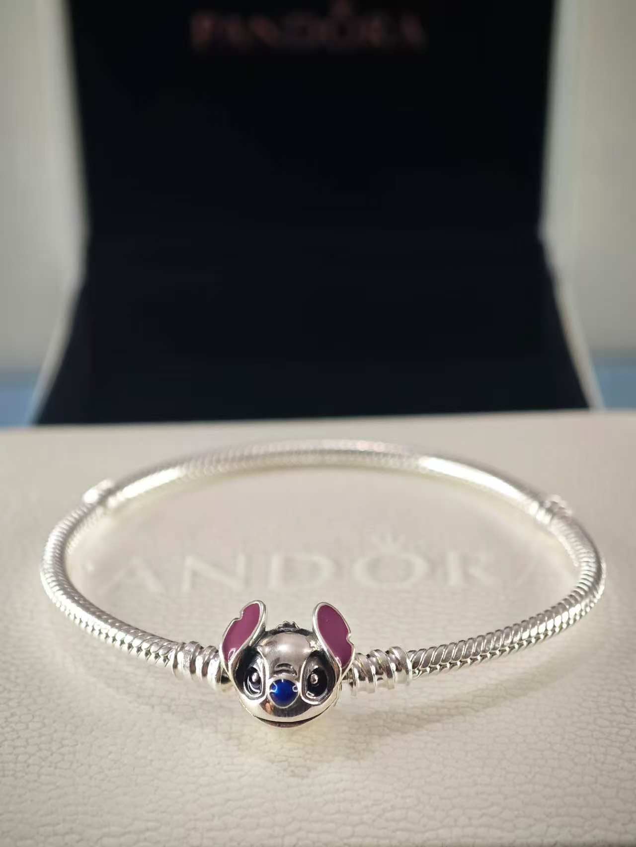 Disney Stitch Snake Chain Bracelet
