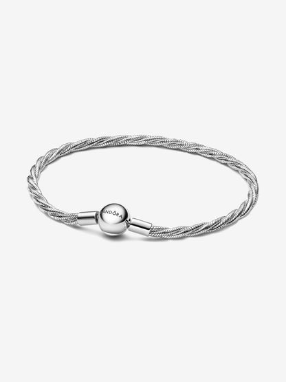 Round Clasp Twisted Snake Chain