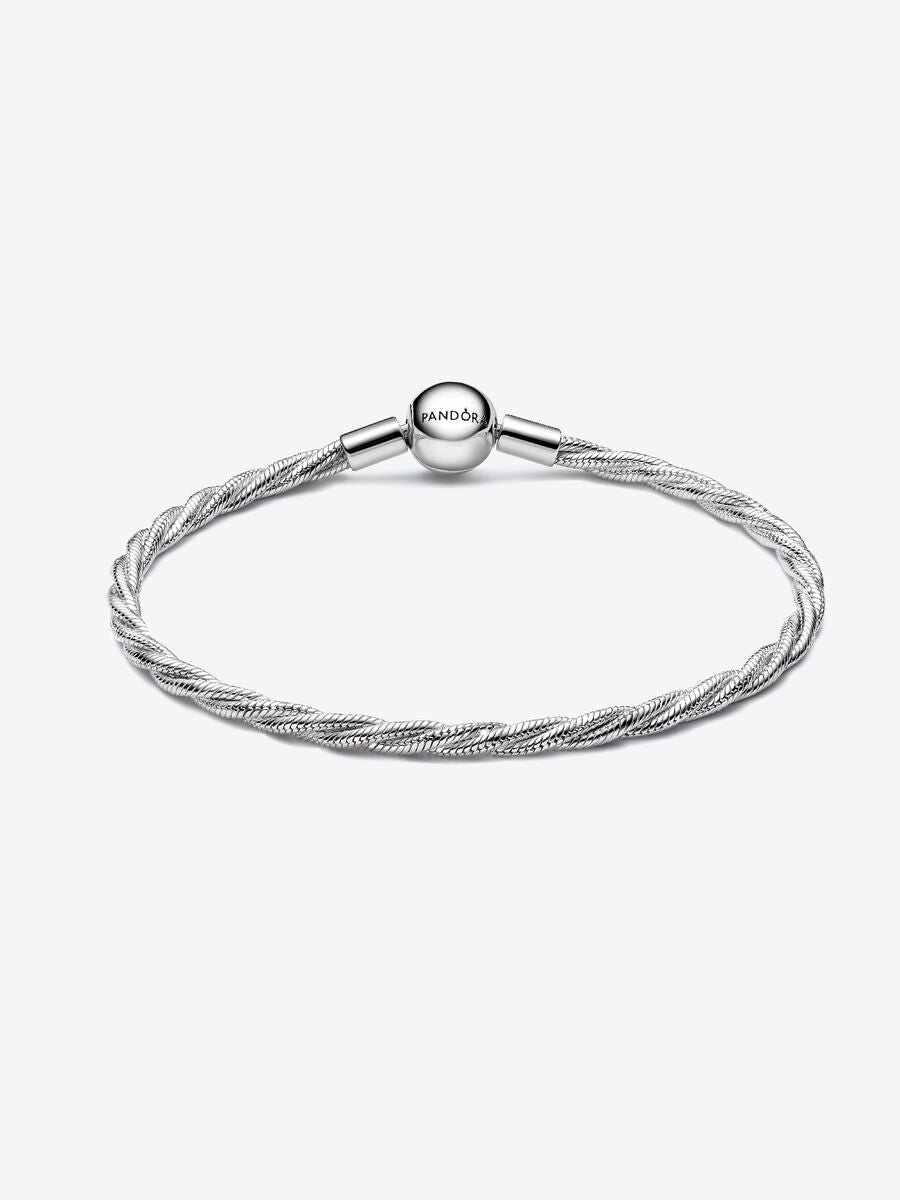 Round Clasp Twisted Snake Chain