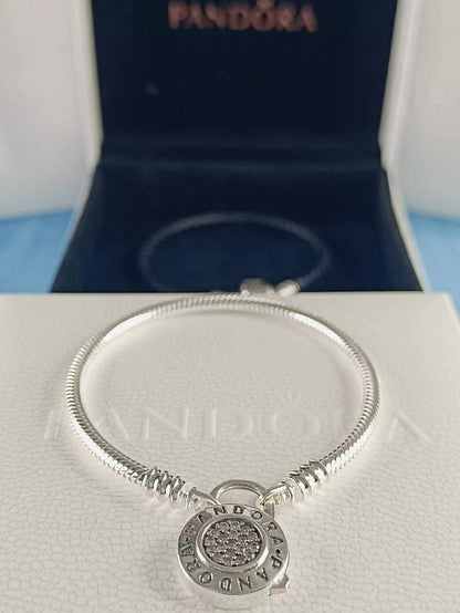 Smooth Signature Bracelet with Padlock Clasp