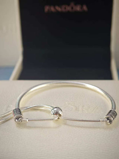 Moments Snake Chain Slider Bracelet