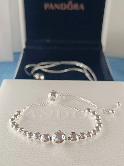 String of Beads Sliding Bracelet
