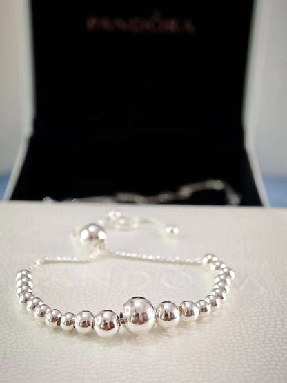 String of Beads Sliding Bracelet