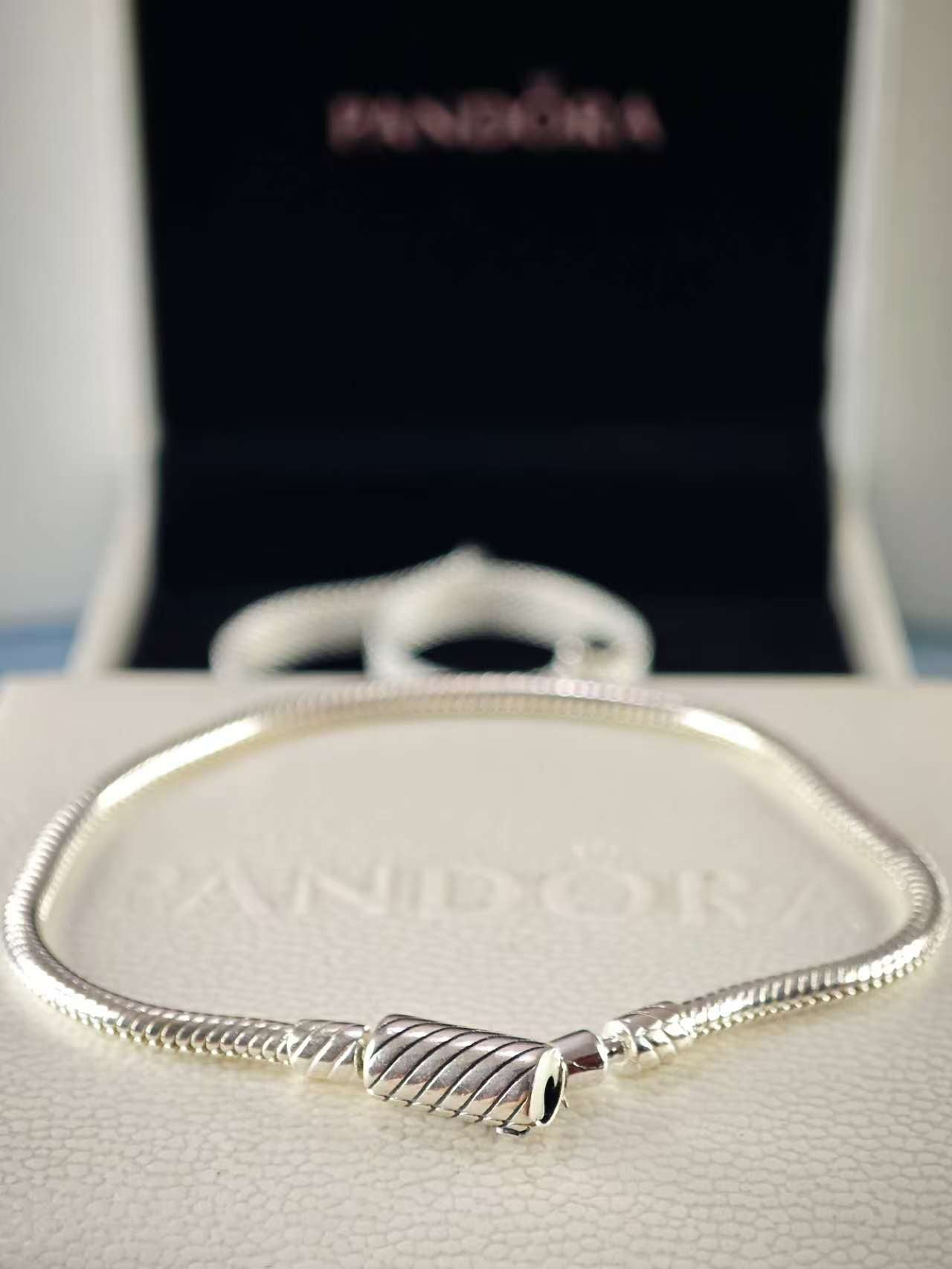 Sliding Magnetic Clasp Snake Chain Bracelet