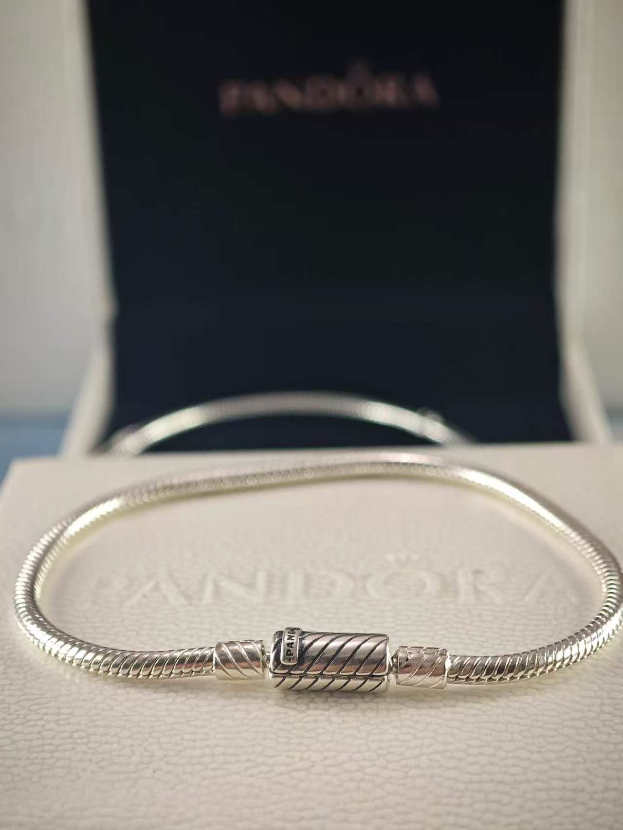 Sliding Magnetic Clasp Snake Chain Bracelet