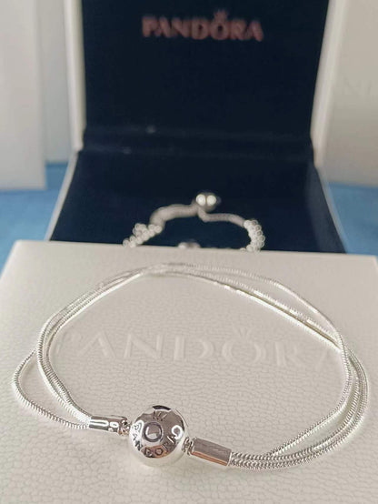 Moments Multi Snake Chain Bracelet Silver