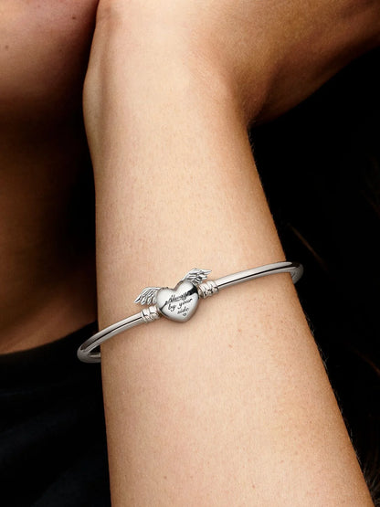 Winged Heart Bangle