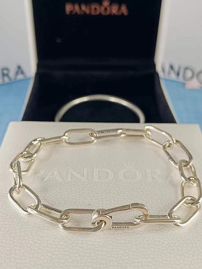 ME Medium-Link Chain Bracelet Sterling silver