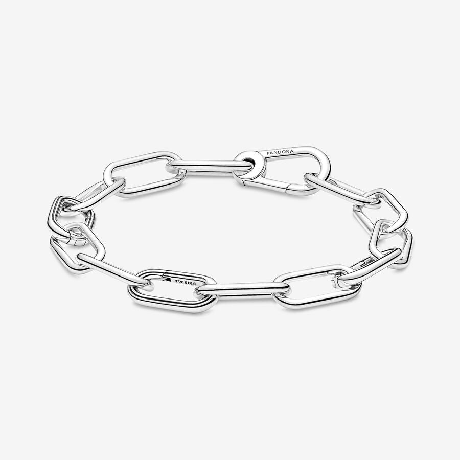 ME Medium-Link Chain Bracelet Sterling silver