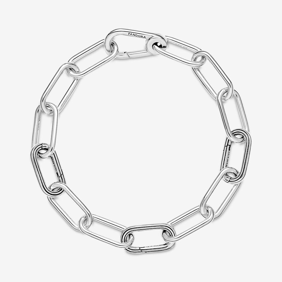 ME Medium-Link Chain Bracelet Sterling silver