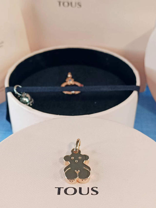Rose Vermeil Silver Sweet Dolls Pendant