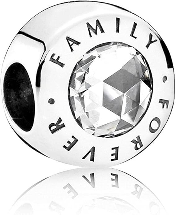 Family Forever Charm with Large Zirconia