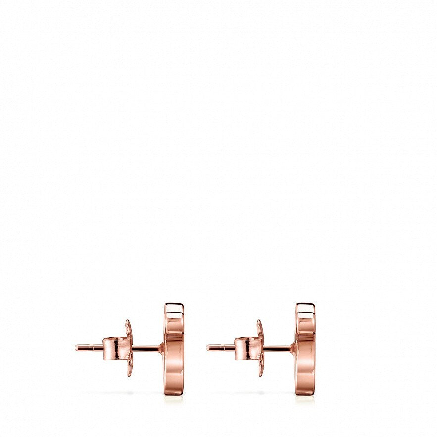 Pink Vermeil Silver Sweet Dolls Earrings