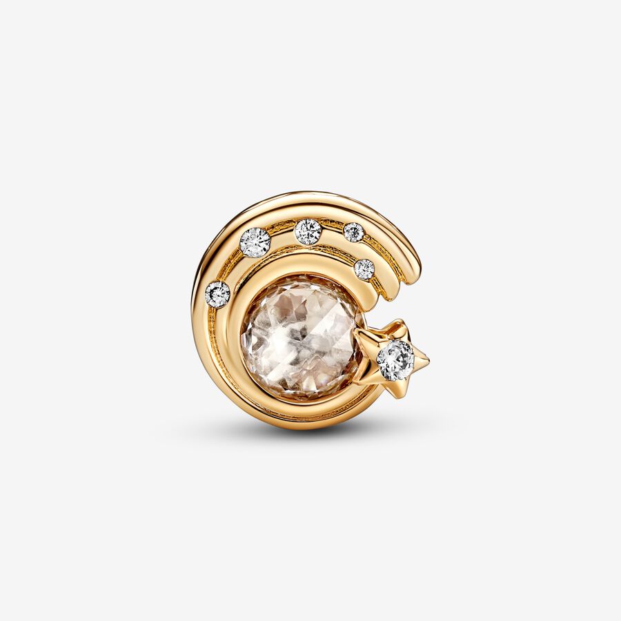 Sparkling Shooting Star Charm