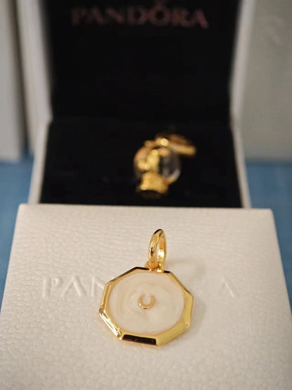 ME Lucky Horseshoe Medallion Charm