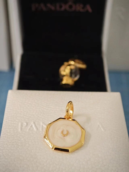 ME Lucky Horseshoe Medallion Charm