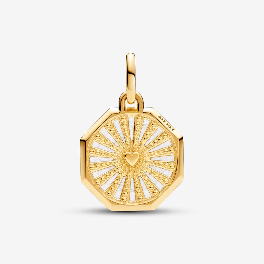 ME Lucky Horseshoe Medallion Charm