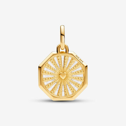 ME Lucky Horseshoe Medallion Charm