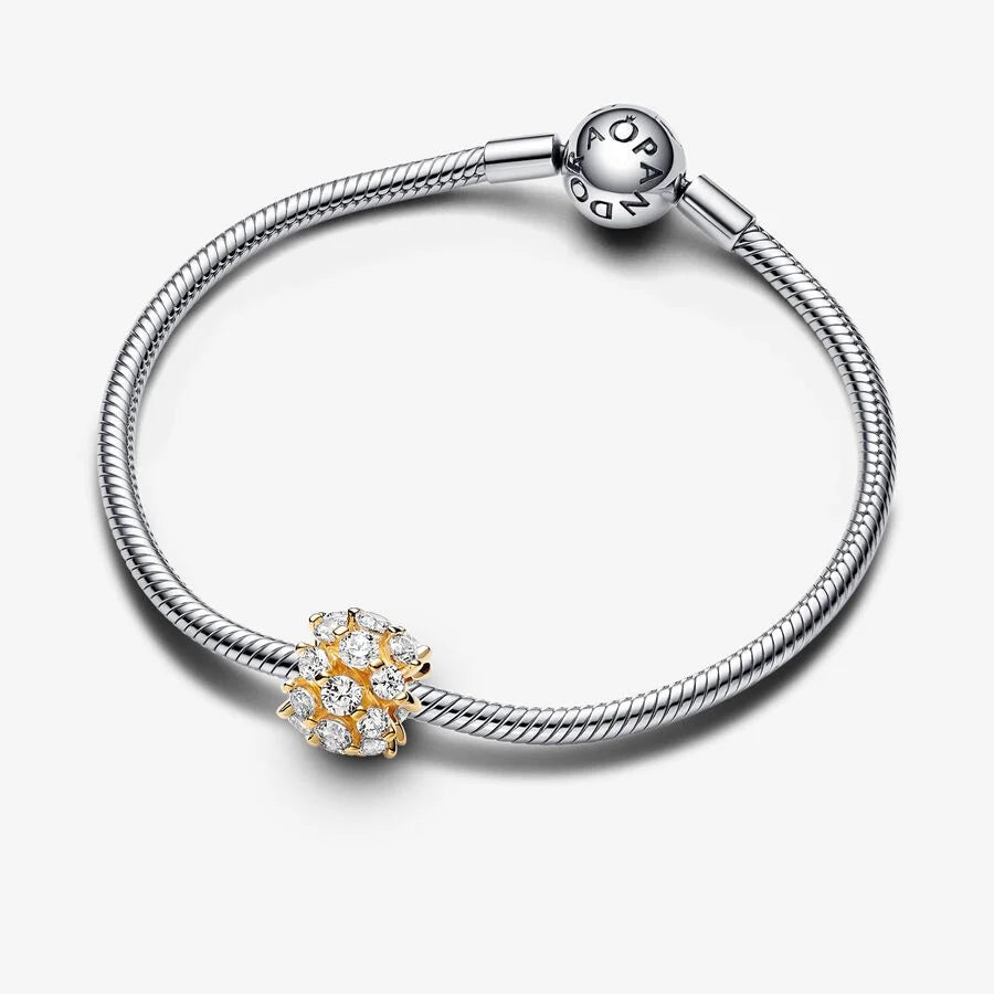 Sparkling Round Charm