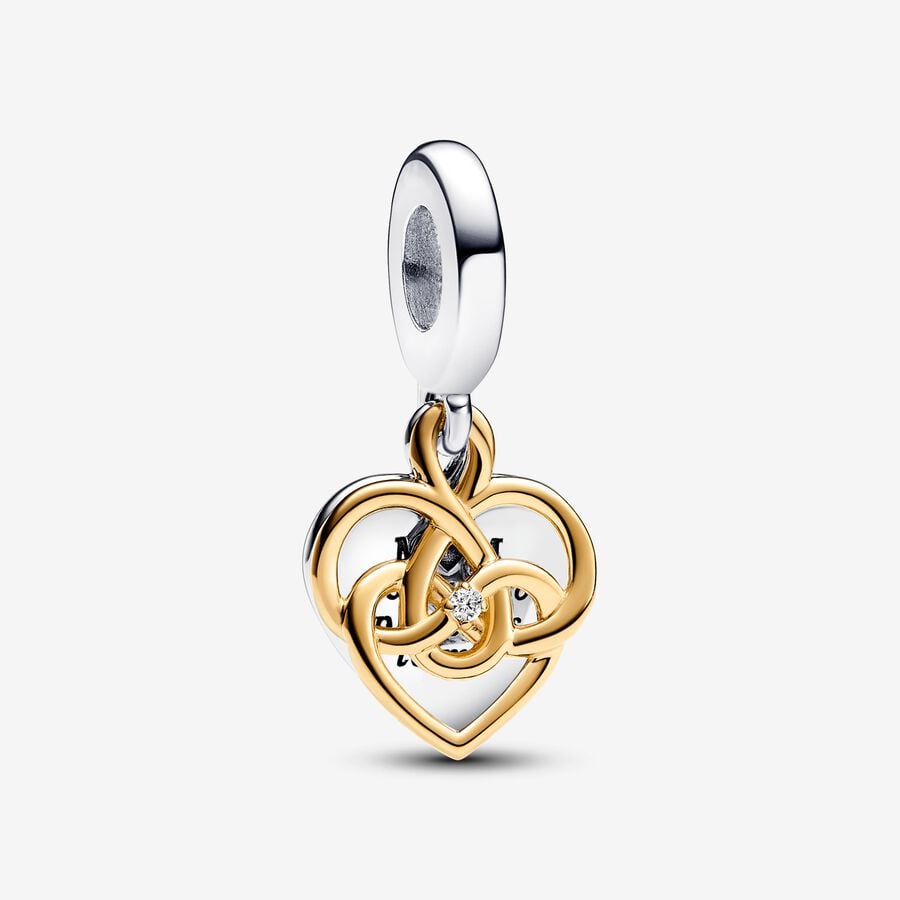 Gold Mom Double Dangle