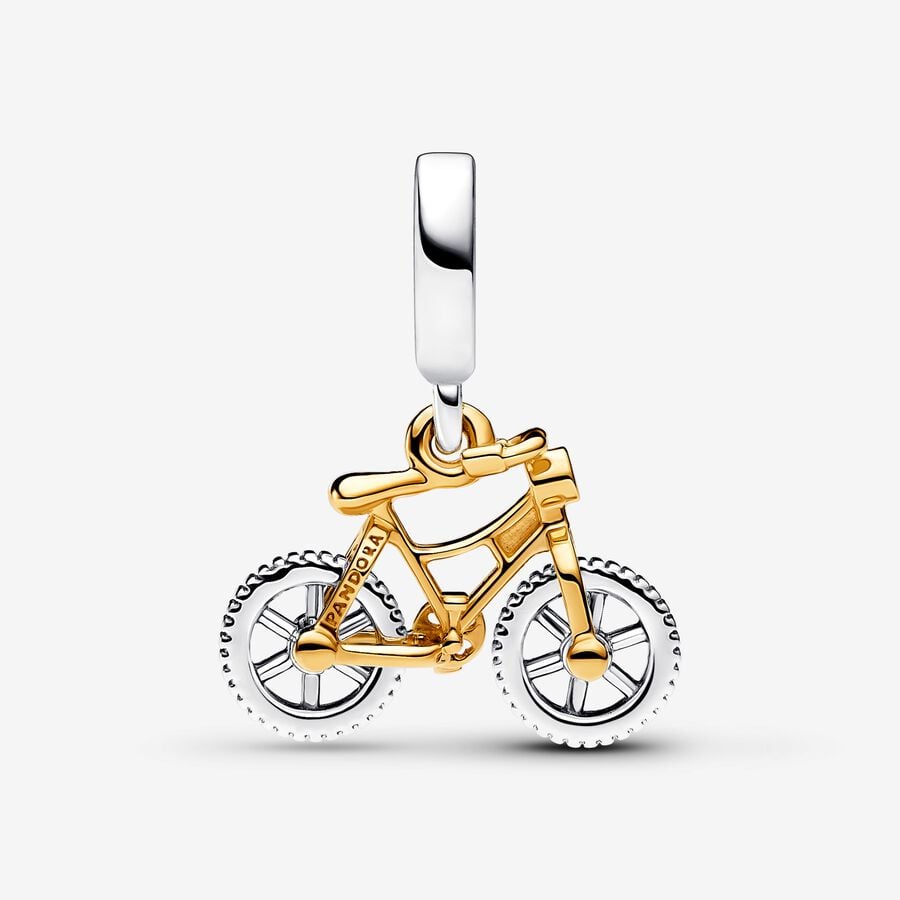 Two-tone Spinning Wheels Bicycle Dangle