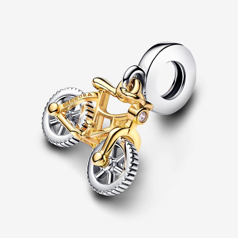 Two-tone Spinning Wheels Bicycle Dangle