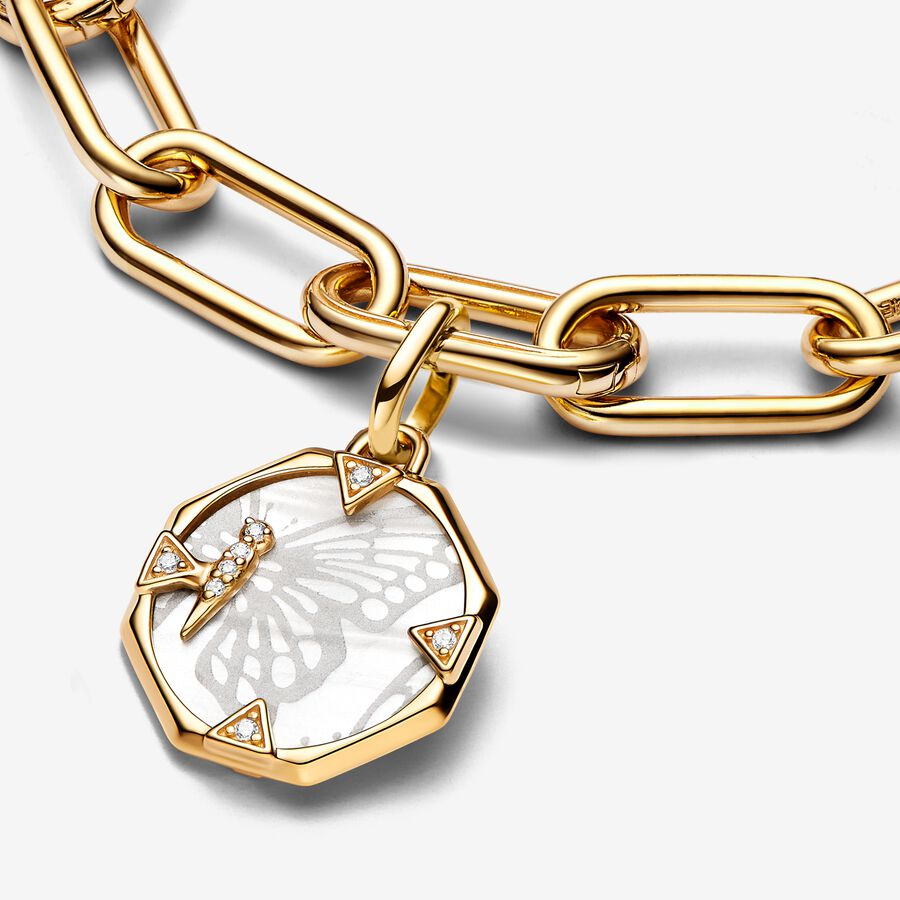 ME Pearlescent Butterfly Medallion Charm