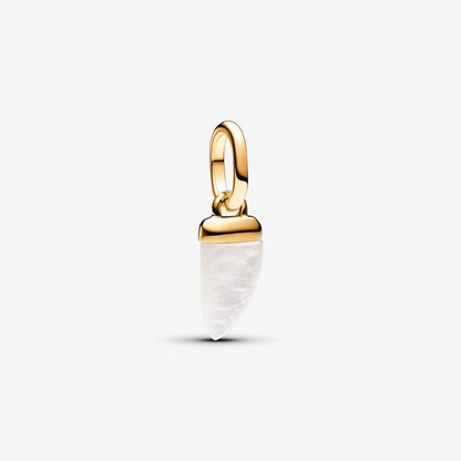 Gold-Plated ME Shark Tooth Mini Dangle Charm
