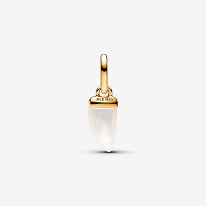 Gold-Plated ME Shark Tooth Mini Dangle Charm
