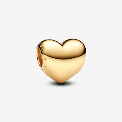 Gold Be Love Engravable Heart Charm