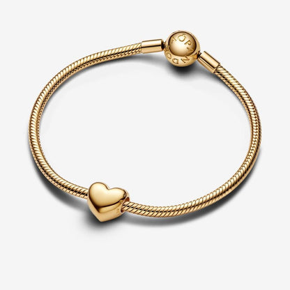 Gold Be Love Engravable Heart Charm